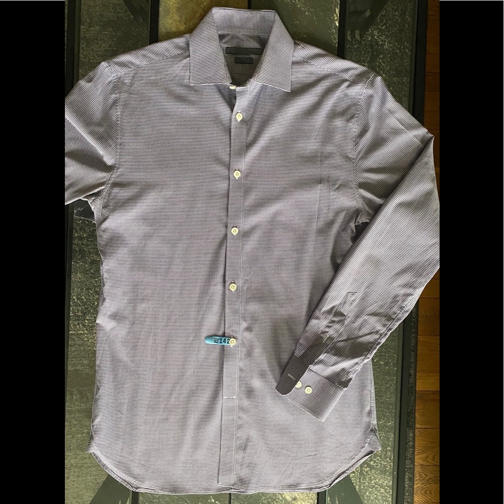 John Varvatos Shirt Italian Slim Fit Italy Purple